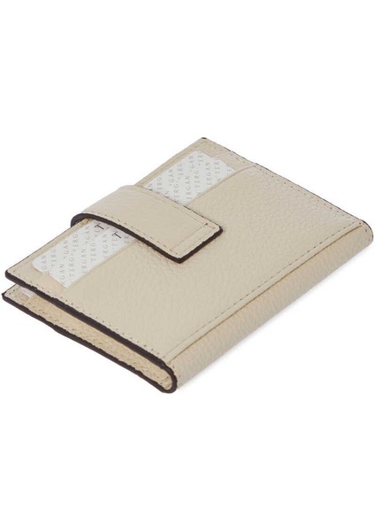 Krem Hakiki Deri Erkek Kredi Kartlık - S1KK00001617-N30