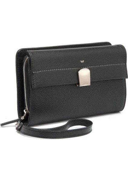 Siyah Hakiki Deri Erkek Portföy Çantası - S1PC00002980-A6F indirimleri