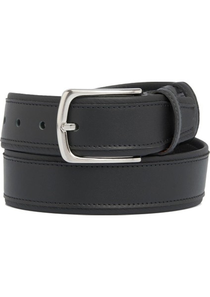 Siyah Hakiki Deri Erkek Kemer - S1EK00000312-D62