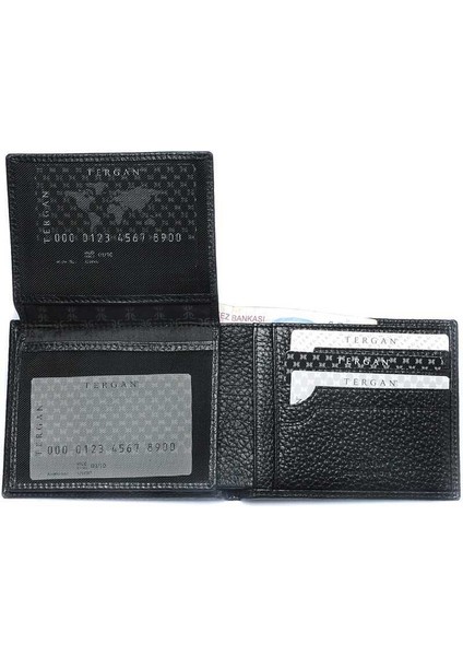 Siyah Hakiki Deri Erkek Cüzdan - S1CE00001468-A41