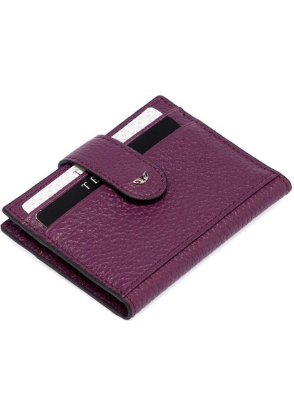 Mor Hakiki Deri Erkek Kredi Kartlık - S1KK00001617-C48 fırsatları