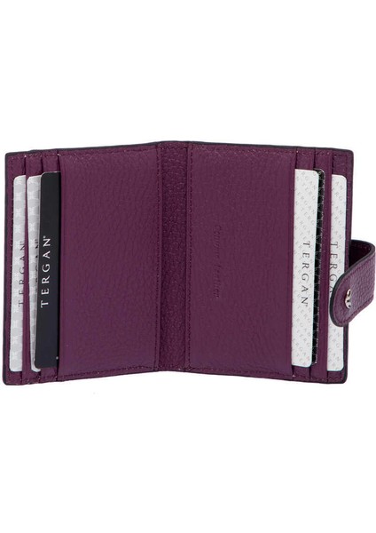 Mor Hakiki Deri Erkek Kredi Kartlık - S1KK00001617-C48 indirimleri