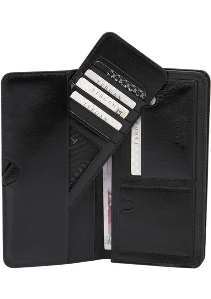 Siyah Hakiki Deri Erkek Cüzdan - S1CE00001592-B06