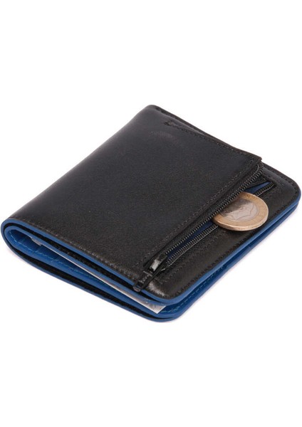 Siyah Hakiki Deri Erkek Cüzdan - S1CE00001594-K1B