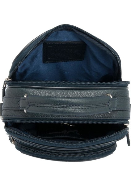 Lacivert Hakiki Deri Erkek Çapraz Askılı Çanta - S1AC00021200-X86 fiyatları