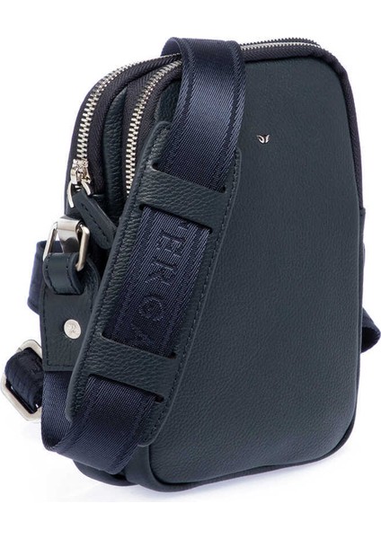 Lacivert Hakiki Deri Erkek Çapraz Askılı Çanta - S1AC00021187-X86 modelleri
