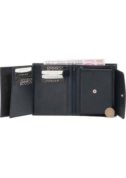 Lacivert Hakiki Deri Erkek Cüzdan - S1CE00001247-H86 fiyatları