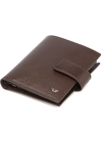 Kahve Hakiki Deri Erkek Cüzdan - S1CE00001623-B07