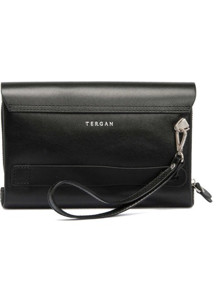 Siyah Hakiki Deri Erkek El Çantası - S1PC00021383-B06