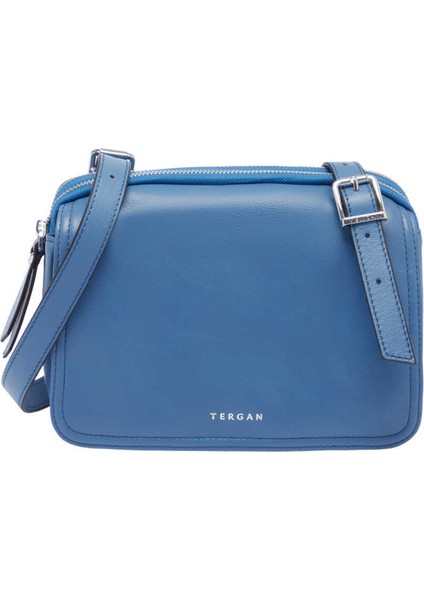 Mavi Hakiki Deri Kadın Çapraz Askılı Çanta - S23K1BC80167-I92