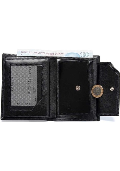 Siyah Hakiki Deri Erkek Cüzdan - S1CE00001108-B06 indirimleri