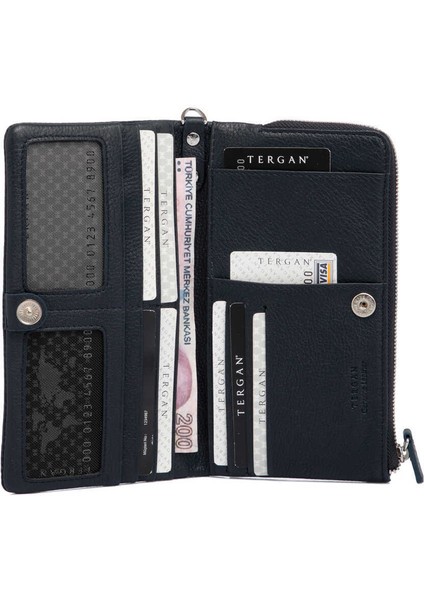 Lacivert Hakiki Deri Erkek Portföy Çantası - S1PC00001632-X86