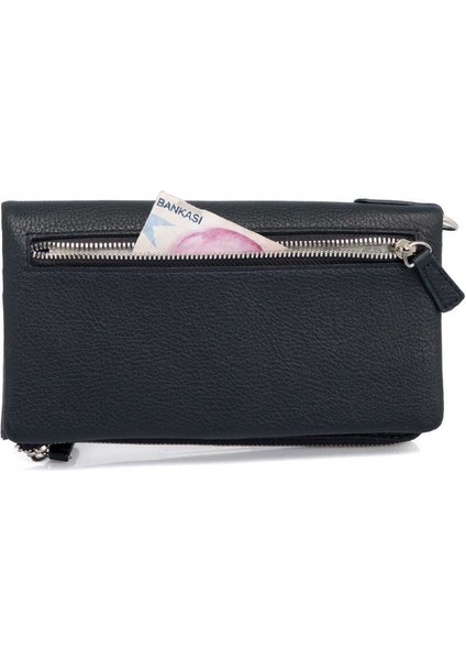 Lacivert Hakiki Deri Erkek Portföy Çantası - S1PC00001632-X86