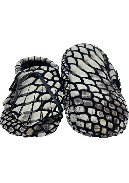 Hakiki Deri Timsah Derisi Desenli Bebek Patiği fırsatları
