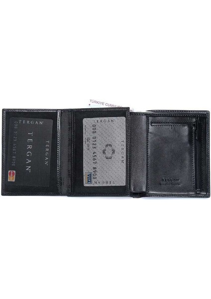 Siyah Hakiki Deri Erkek Cüzdan - S1CE00001430-B06