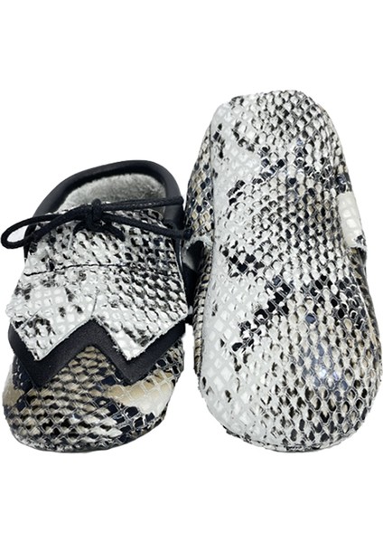 Hakiki Deri Balık Pulu Desenli Bebek Patiği fırsatları