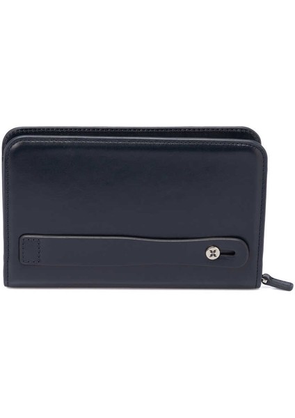 Lacivert Hakiki Deri Erkek El Çantası - S1PC00021357-H86