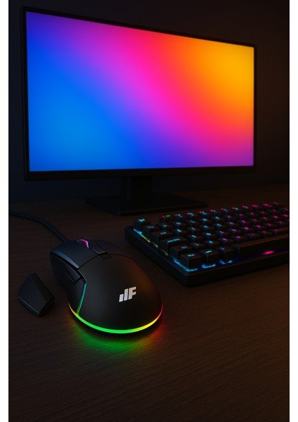 Strike 0589 Kablolu RGB Led Aydınlatmalı 3200 DPI Gaming Oyuncu Mouse Siyah fiyatları