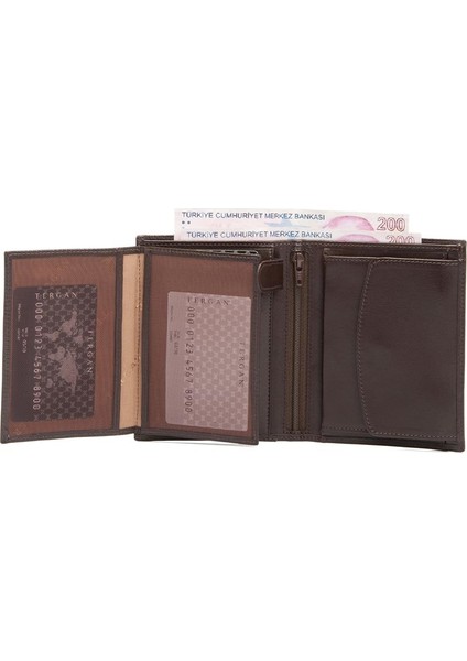 Kahve Hakiki Deri Erkek Cüzdan - S1CE00001247-B07 modelleri