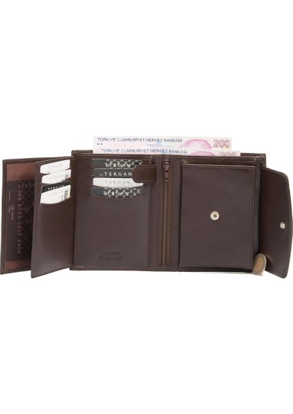 Kahve Hakiki Deri Erkek Cüzdan - S1CE00001247-B07 fırsatları