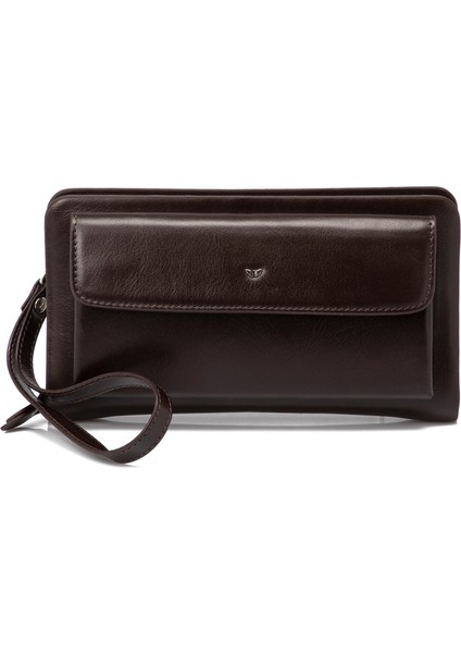 Kahve Hakiki Deri Erkek Portföy Çantası - S1PC00021242-B07