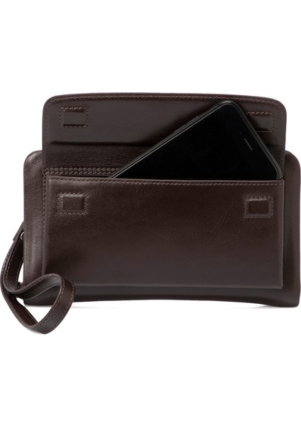 Kahve Hakiki Deri Erkek Portföy Çantası - S1PC00021242-B07 fırsatları