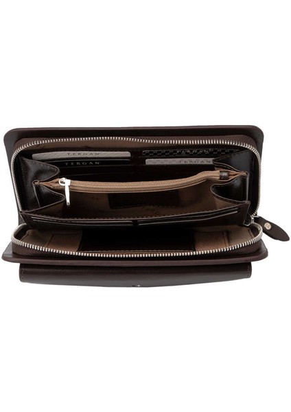Kahve Hakiki Deri Erkek Portföy Çantası - S1PC00021242-B07