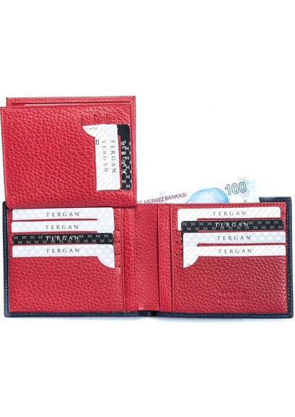 Lacivert Hakiki Deri Erkek Cüzdan - S1CE00001468-N74