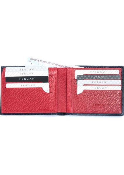 Lacivert Hakiki Deri Erkek Cüzdan - S1CE00001468-N74