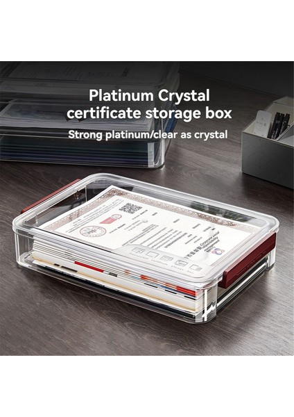 A4 Şeffaf Depolama Kutusu Taşınabilir Plastik Belge Kırtasiye Mücevher Depolama Kılıfı Okul Ev Ofis Malzemeleri Beyinet (Yurt Dışından) fiyatları