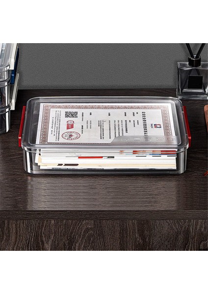 A4 Şeffaf Depolama Kutusu Taşınabilir Plastik Belge Kırtasiye Mücevher Depolama Kılıfı Okul Ev Ofis Malzemeleri Beyinet (Yurt Dışından) fırsatları