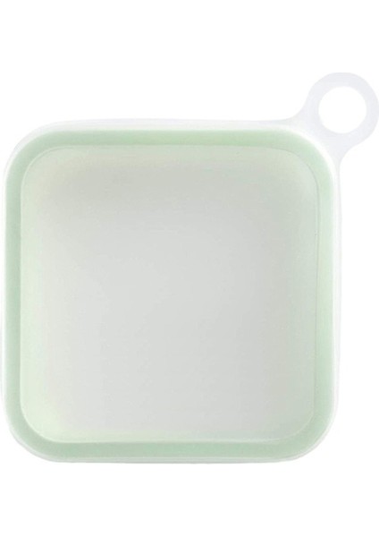 Taşınabilir Silikon Sandviç Tost Öğle Yemeği Kutusu Gıda Tutma Snack Box Öğrenci Ofis Çalışma Kutusu (Yurt Dışından)