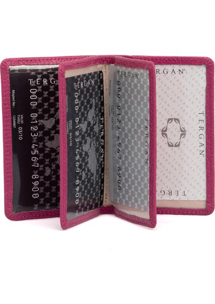 Fuşya Hakiki Deri Unisex Kredi Kartlık - S1KK00001601-C42 fiyatları