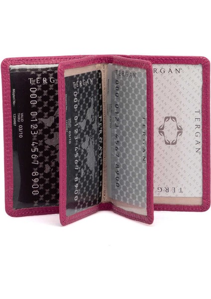 Fuşya Hakiki Deri Unisex Kredi Kartlık - S1KK00001601-C42 fırsatları