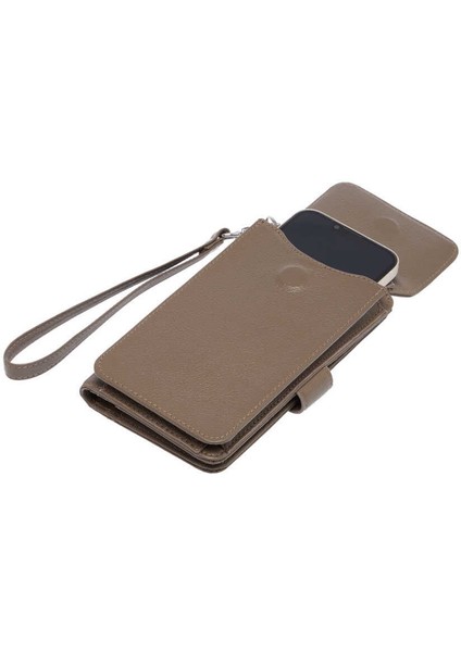 Bej Hakiki Deri Unisex Portföy Çantası - S1PC00001655-B56 indirimleri