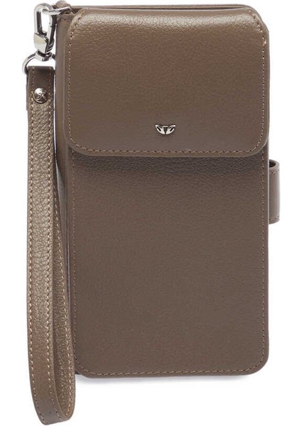 Bej Hakiki Deri Unisex Portföy Çantası - S1PC00001655-B56