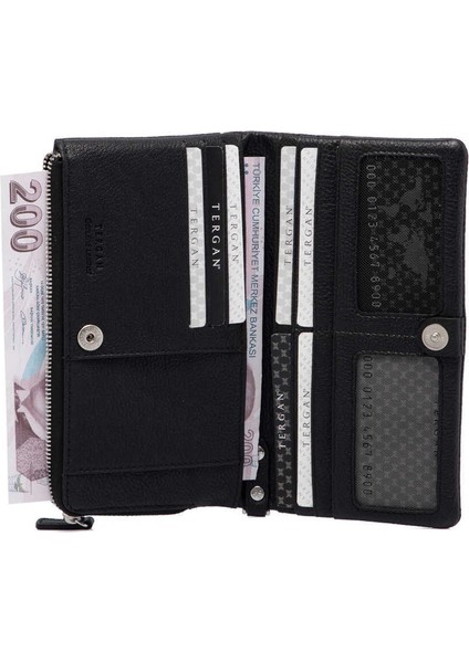 Siyah Hakiki Deri Erkek Portföy Çantası - S1PC00001632-A6F