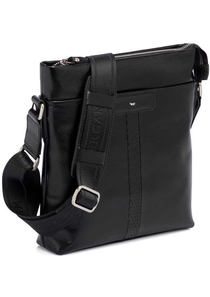 Siyah Hakiki Deri Erkek Çapraz Askılı Çanta - S1AC00021320-B06 indirimleri