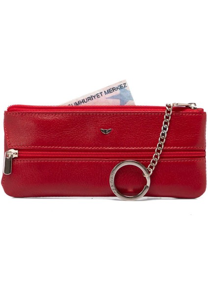 Kırmızı Hakiki Deri Unisex Anahtarlık - S1AN00000157-C71 fırsatları