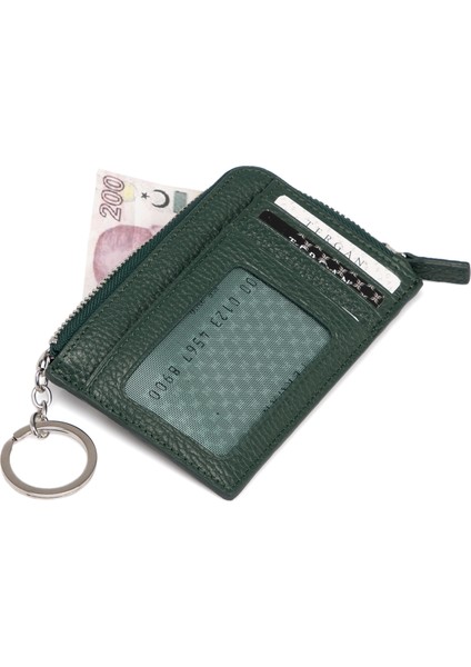 Yeşil Hakiki Deri Unisex Kredi Kartlık - S1KK00000265-I5T fiyatları
