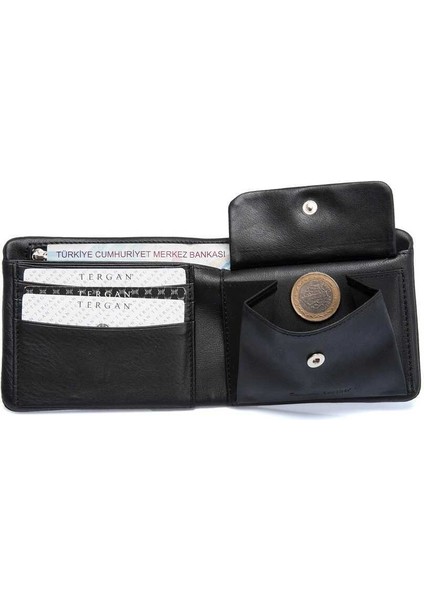 Siyah Hakiki Deri Erkek Cüzdan - S1CE00001361-C59
