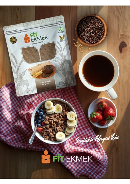 3'lü Çavdar Lavaş Ekmeği 300GR