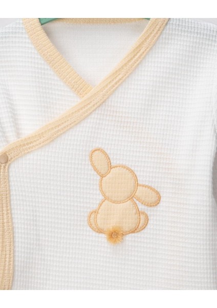 Kendinden Eldivenli Tavşanlı 4lü Yenidoğan Hastane Çıkış Seti