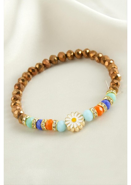 Msa-Shop Papatya Kristal Trend Bileklik-Roz fiyatları