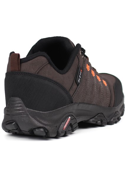 Erkek Kahve Outdoor Trekking Ayakkabı Kaymaz Taban Suya Dayanıklı Hafif Rahat Günlük Yürüyüş ve Dağ Spor Ayakkabısı indirimleri