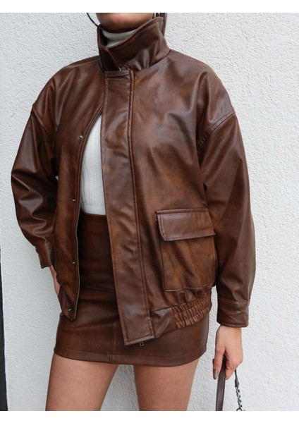 Bomber Deri Ceket modelleri