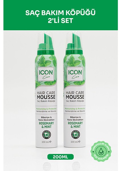 Icon Care Saç Bakım Köpüğü Rosemary & Mınt 2'li Set modelleri