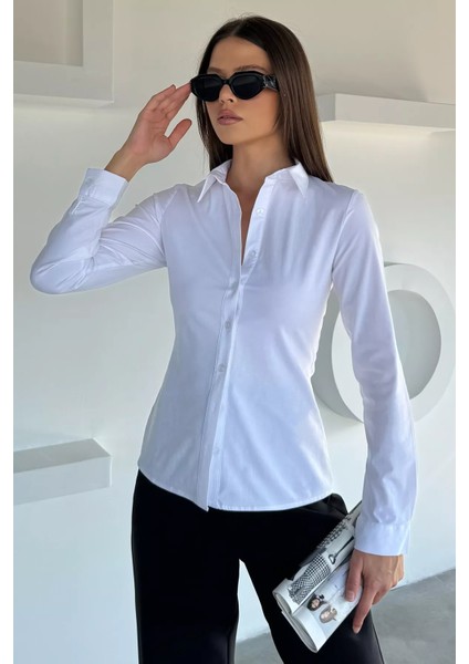 Kadın Slim Fit Gömlek P-00018509 fiyatları