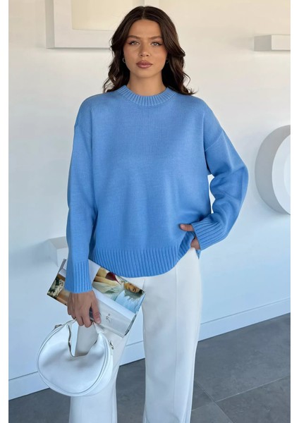 Kadın Bisklet Yaka Triko Kazak P-00018507 fiyatları