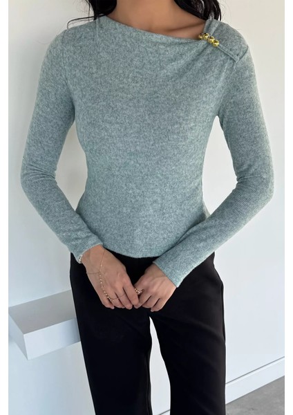 Kadın Omuz Aksesuarlı Bluz P-00018502 modelleri